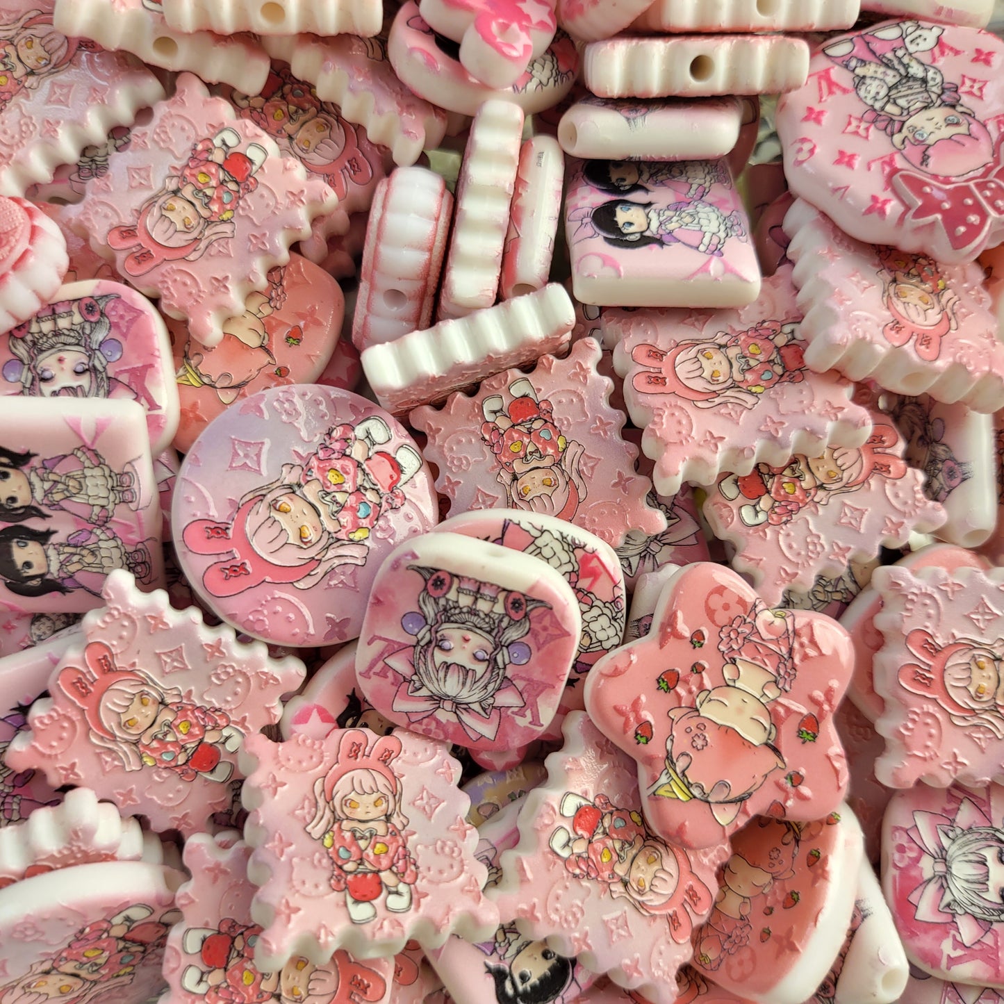 R048 新作!!!レリーフ 浮き彫り「苺チョコsp。♥。・゚♡゚・。♥。・゚♡゚・。♥。」 めっちゃ可愛い!!!