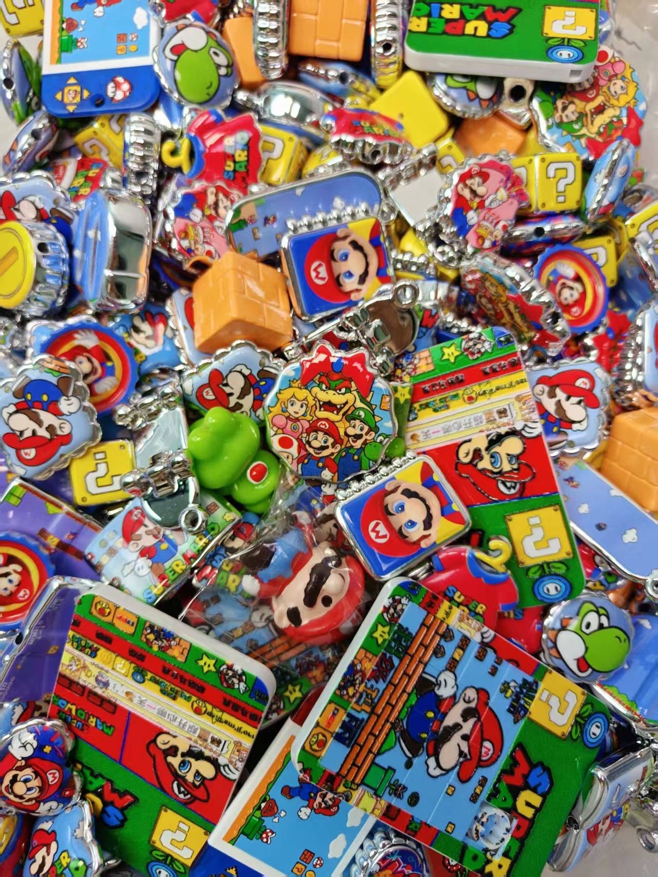 R078「 11/4再販中!!!」オーダーメイド シルバー「人気」「ハロウインMARIO。♥。・゚♡゚・。♥。・゚♡゚・。♥。」