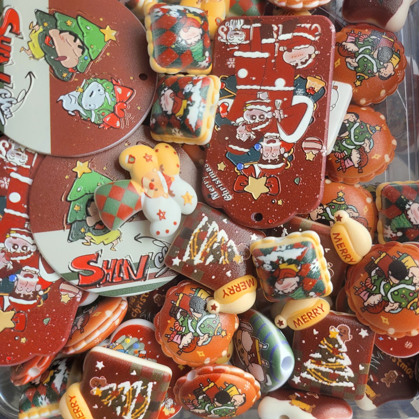 R0111「 11/22新作!!!」浮き彫り オーダーメイド「人気」「メリクリしんちゃん。♥。・゚♡゚・。♥。・゚♡゚・。♥。」