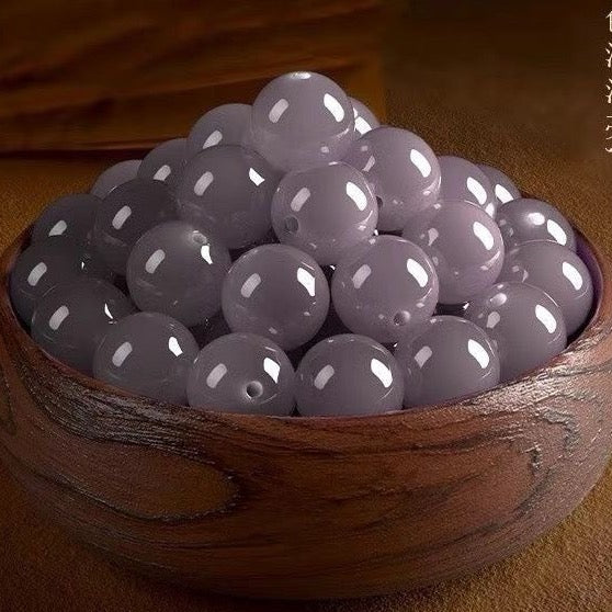 G098 12/12新作 ガラスビーズ 灰紫 50mlから セール