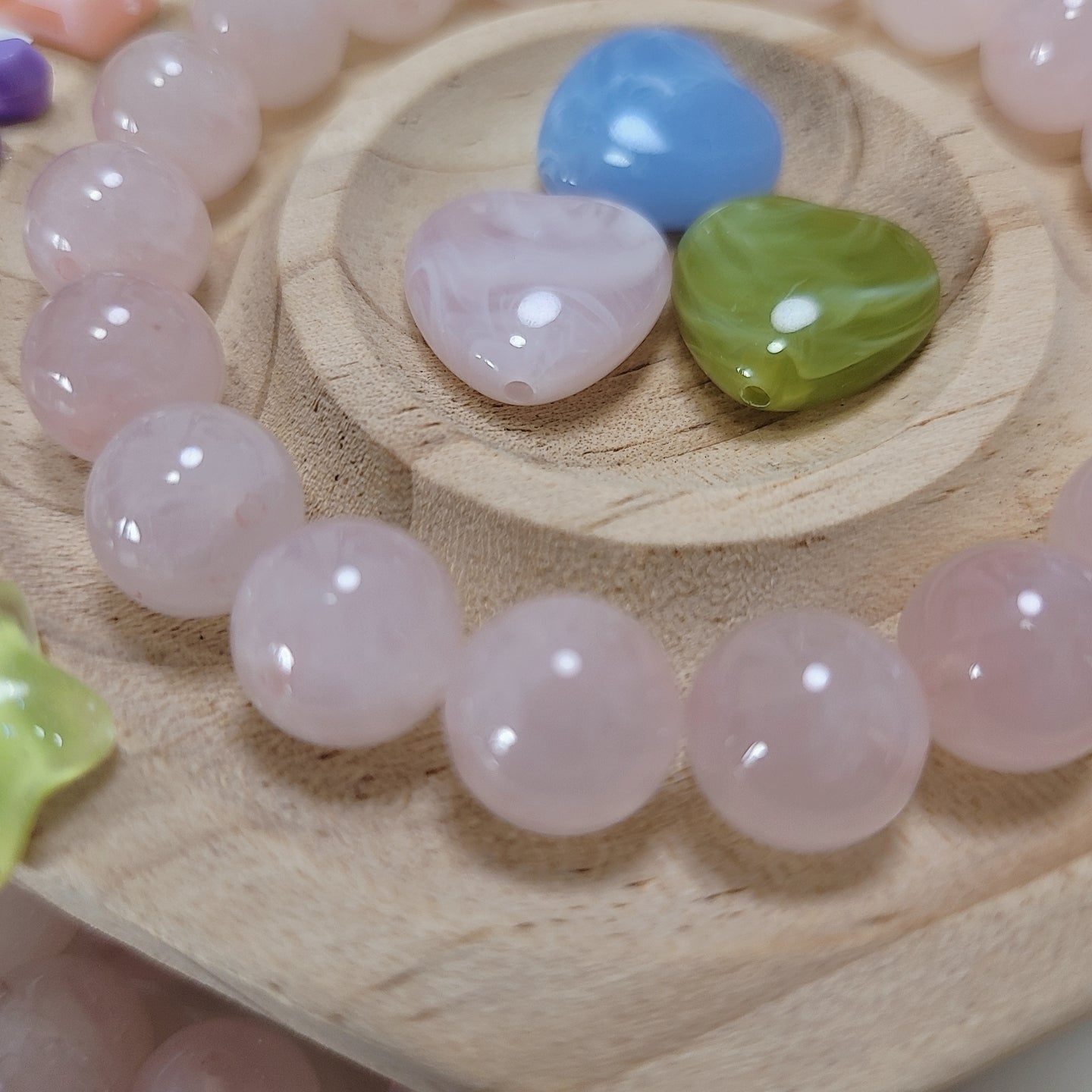 おすすめ: 天然マダガスカル5Aローズクォーツ(10mm)T006 めっちゃお得!!!