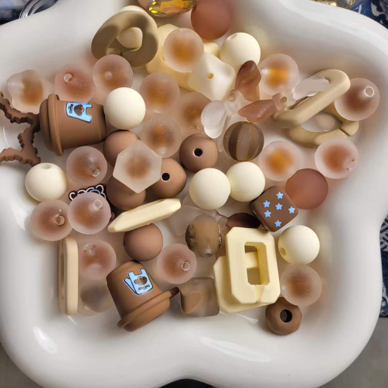 R228「02/04再販」めっちゃ人気「超可愛い、金平糖シリーズ コーヒー色。♥。・゚♡゚・。♥。・゚♡゚・。♥。」