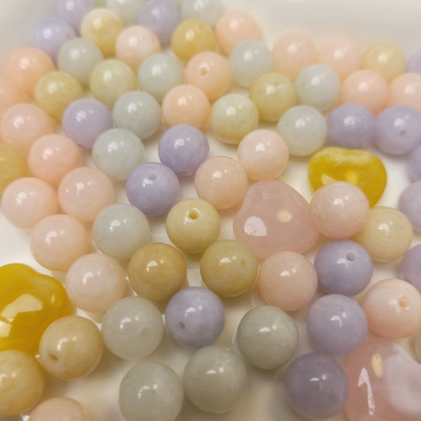 おすすめ：T016　モルガナイト（サイズ１０ｍｍ）高品質天然石　めっちゃお得