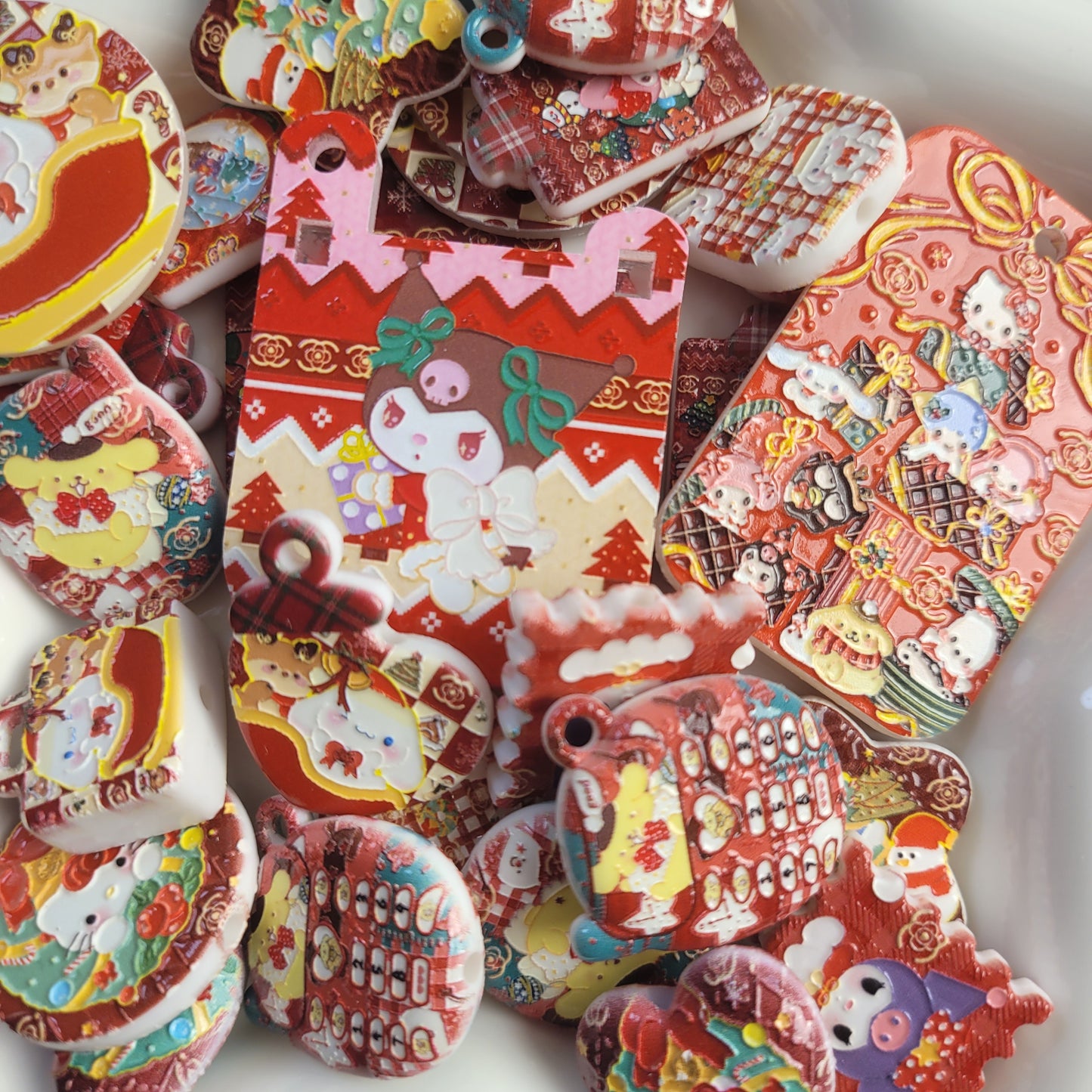 R049 新作！！！レリーフ　浮き彫り「メリーリオファミリー｡♥｡･ﾟ♡ﾟ･｡♥｡･ﾟ♡ﾟ･｡♥｡」　めっちゃ可愛い！！！