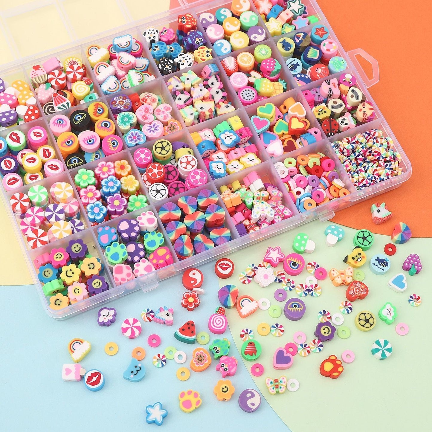 Z002　10/19新作　「オーダーメイド予約」ビーズ宝箱ミックス　24種類合計560粒！！！