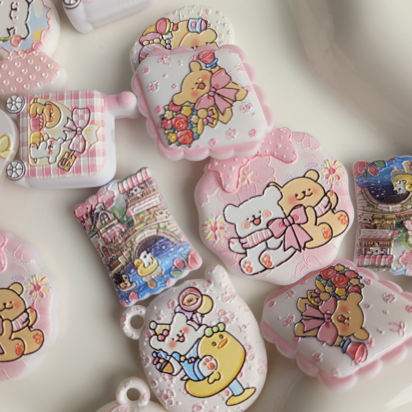 R076「 10/28新作！！！」オーダーメイド　浮き彫り「人気」「ハッピーランド｡♥｡･ﾟ♡ﾟ･｡♥｡･ﾟ♡ﾟ･｡♥｡」