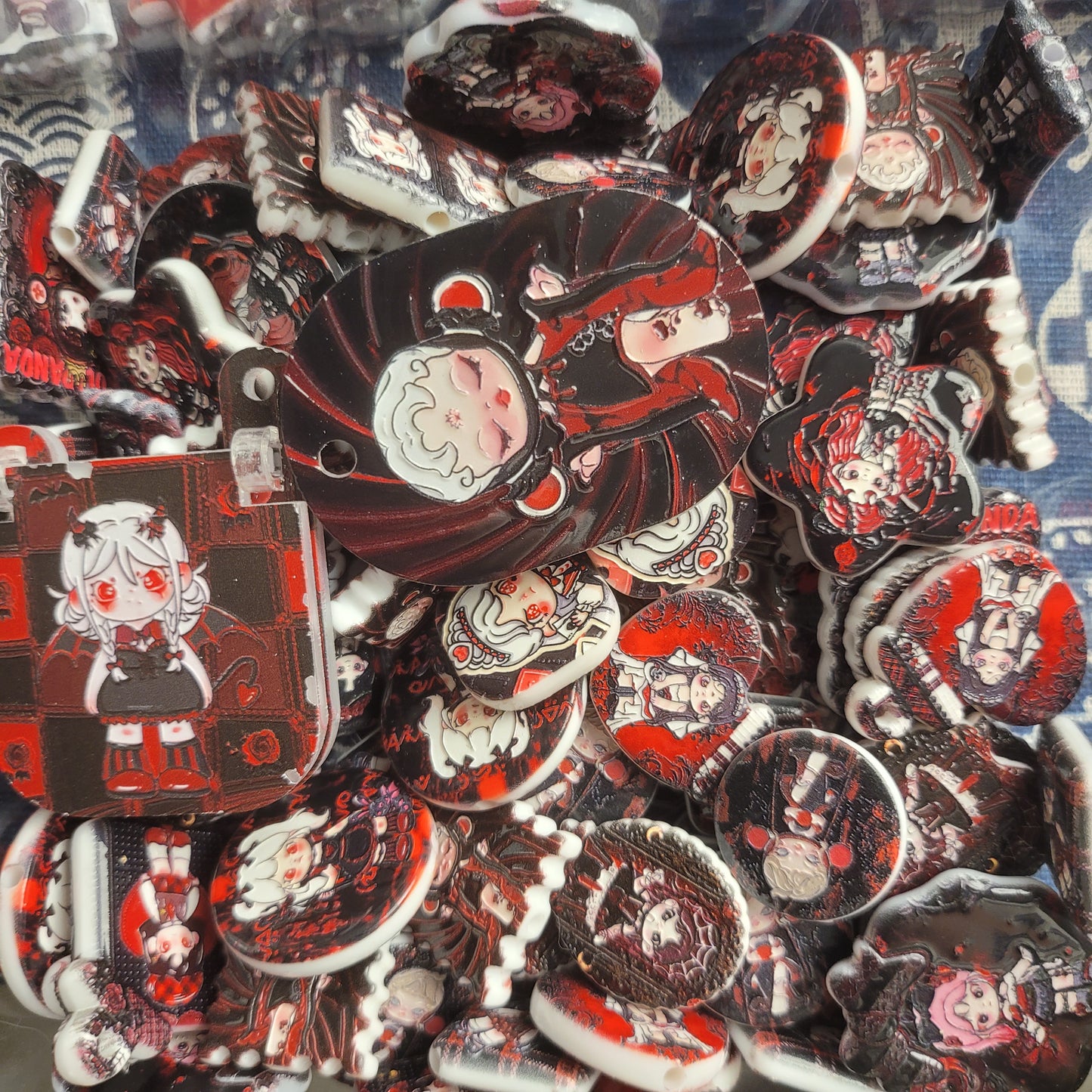 R077「 10/29新作！！！」オーダーメイド　浮き彫り「人気」「ハロウインドラ｡♥｡･ﾟ♡ﾟ･｡♥｡･ﾟ♡ﾟ･｡♥｡」