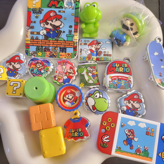 R078「 11/4再販中！！！」オーダーメイド　シルバー「人気」「ハロウインMARIO｡♥｡･ﾟ♡ﾟ･｡♥｡･ﾟ♡ﾟ･｡♥｡」