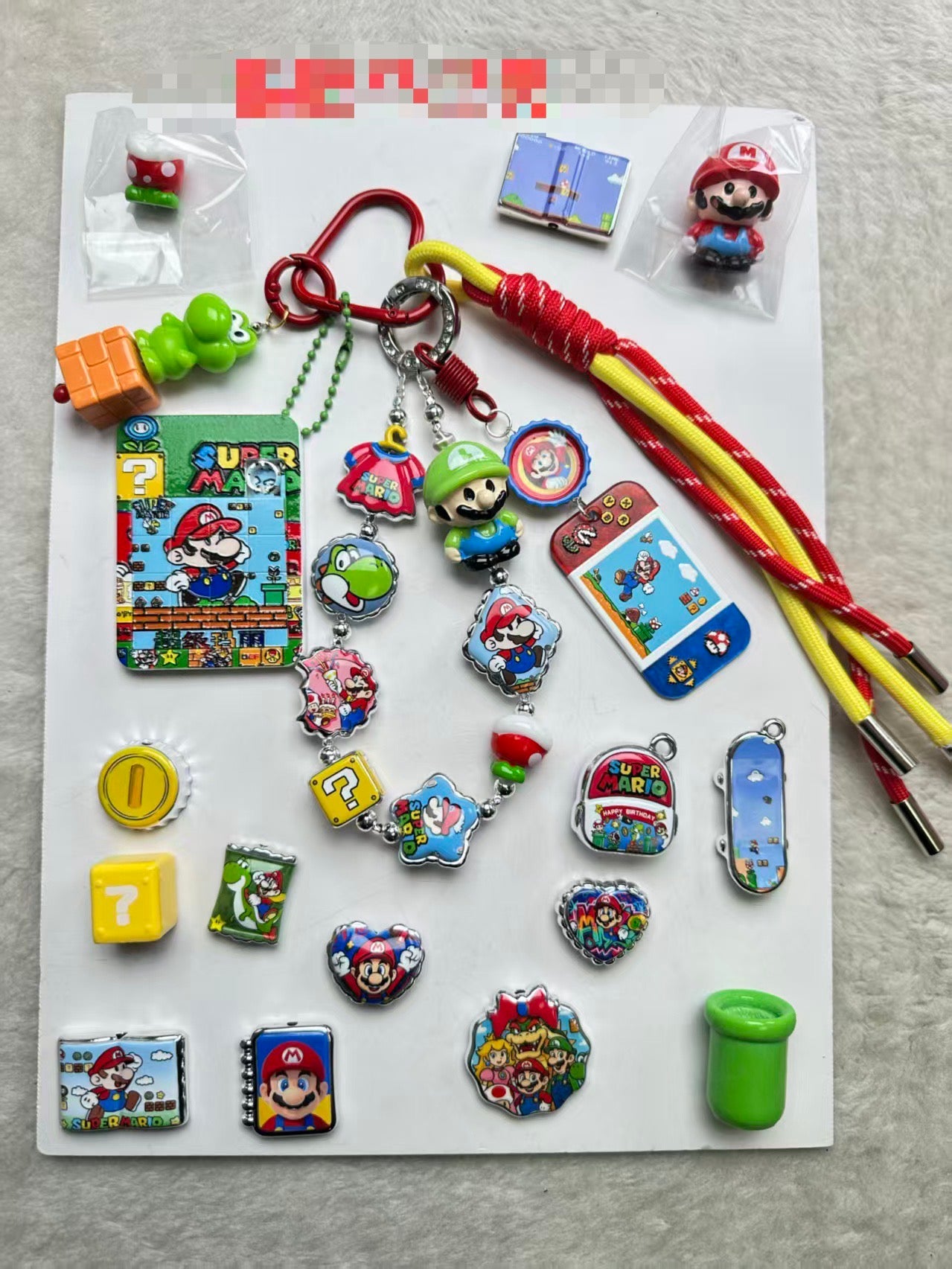 R078「 11/4再販中！！！」オーダーメイド　シルバー「人気」「ハロウインMARIO｡♥｡･ﾟ♡ﾟ･｡♥｡･ﾟ♡ﾟ･｡♥｡」