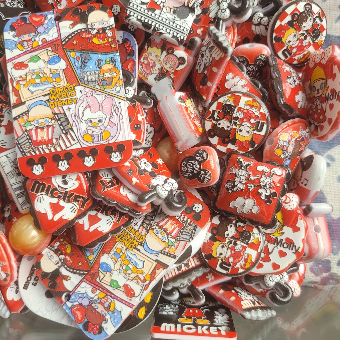 R082「 11/4新作！！！」オーダーメイド　浮き彫り「人気」「ミッキディも｡♥｡･ﾟ♡ﾟ･｡♥｡･ﾟ♡ﾟ･｡♥｡」