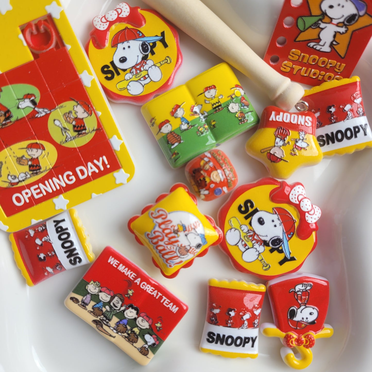 R089予約「 11/11再販中！！！」オーダーメイド　浮き彫り「人気」「甲子園スヌちゃん｡♥｡･ﾟ♡ﾟ･｡♥｡･ﾟ♡ﾟ･｡♥｡」