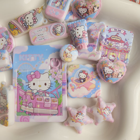 R0102「 11/16新作！！！」オーダーメイド「人気」「kittyパーク｡♥｡･ﾟ♡ﾟ･｡♥｡･ﾟ♡ﾟ･｡♥｡」