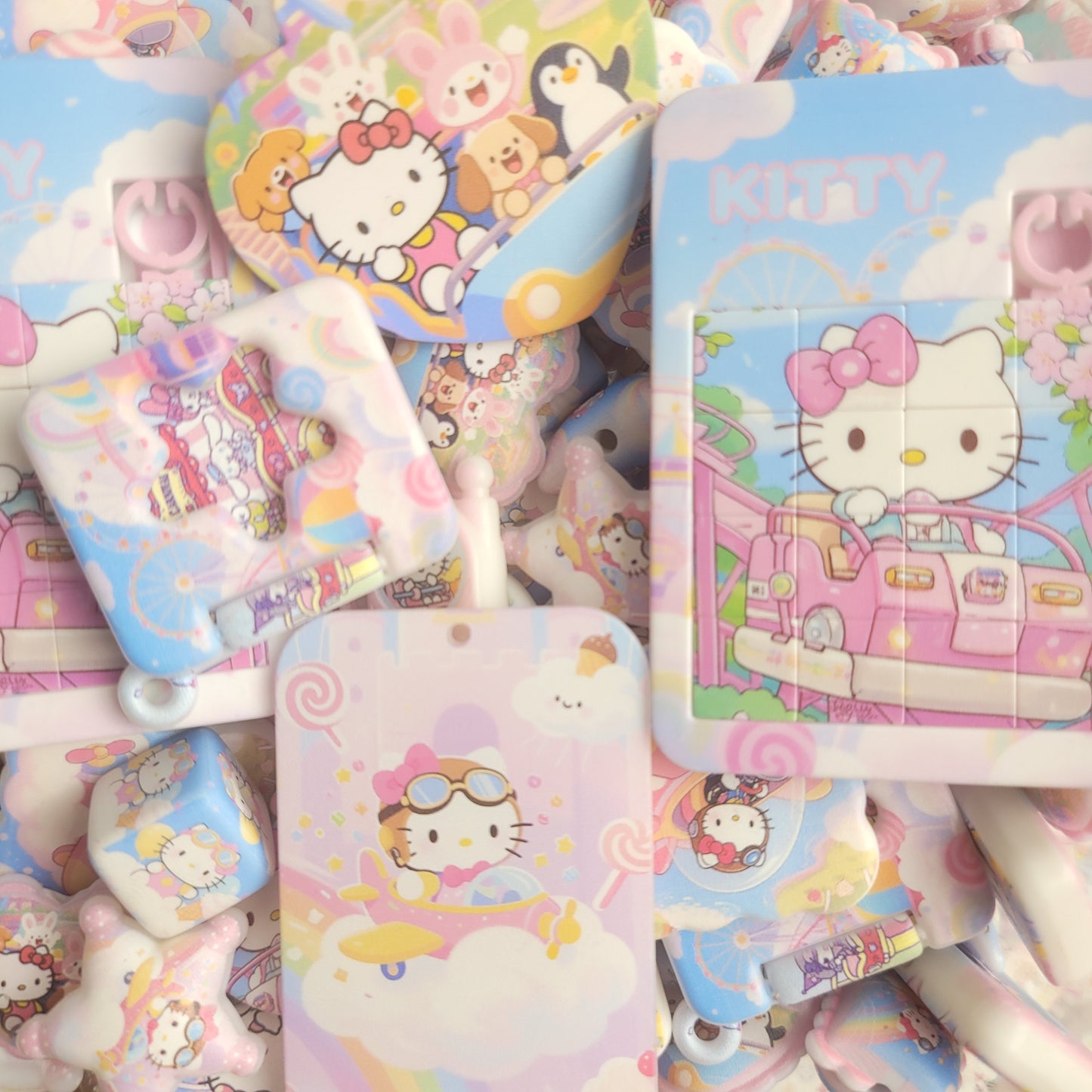 R0102「 11/16新作！！！」オーダーメイド「人気」「kittyパーク｡♥｡･ﾟ♡ﾟ･｡♥｡･ﾟ♡ﾟ･｡♥｡」