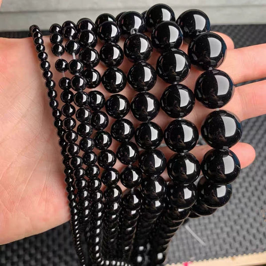 T026　「11/22新作」　天然黒瑪瑙　オニキス　7Ａ　超お得