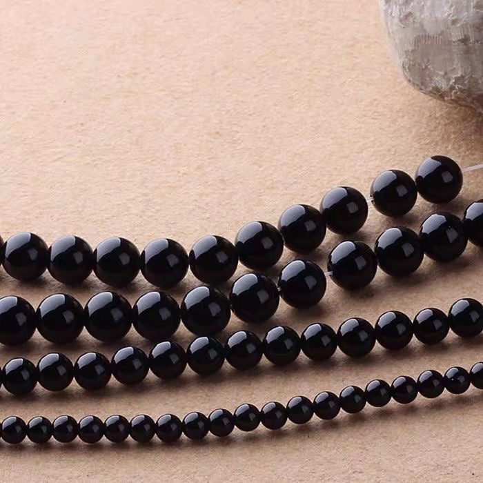 T026　「11/22新作」　天然黒瑪瑙　オニキス　7Ａ　超お得