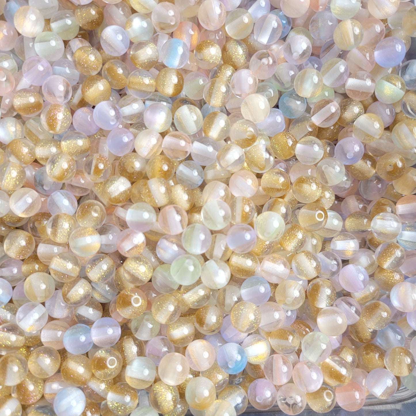 R115「 11/29新作！！！」オーダーメイド「新たなオーロラミックスカラー」オーロラビーズ｡♥｡･ﾟ♡ﾟ･｡♥｡･ﾟ♡ﾟ･｡♥｡」