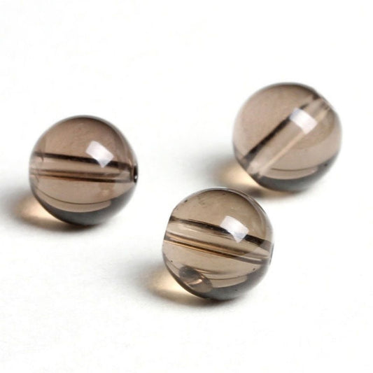 おすすめ：「11/30再販中」高品質７Aスモーキークォーツ（10ｍｍ）T003　天然茶水晶　めっちゃお得！！