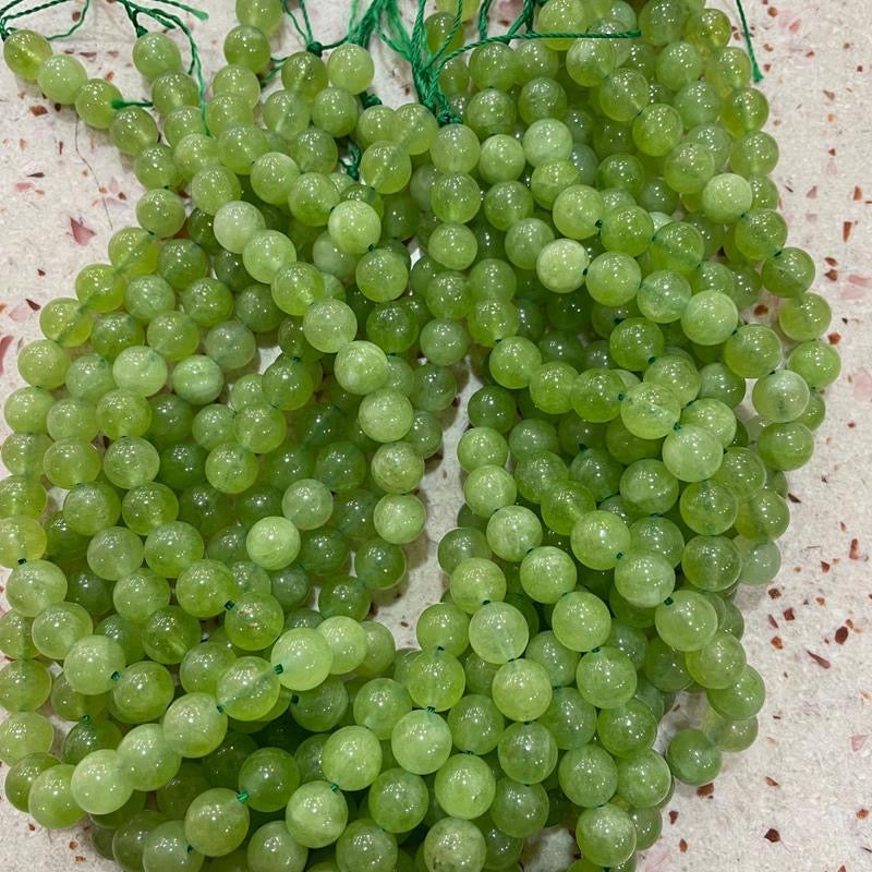 T027　「12/04新作」　オリーブクリスタル　10ｍｍ