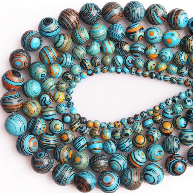 T028　「12/04新作」　ブルーマラカイト　10ｍｍ