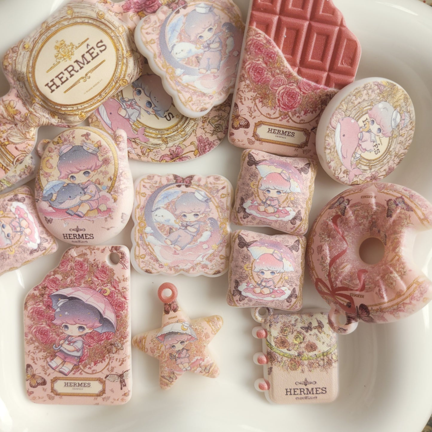 R160「 12/24新作.｡.:*･ﾟMerry X'mas:*･ﾟ｡:.*」めっちゃ人気「超kawai！！ドーナツDIMOO｡♥｡･ﾟ♡ﾟ･｡♥｡･ﾟ♡ﾟ･｡♥｡」