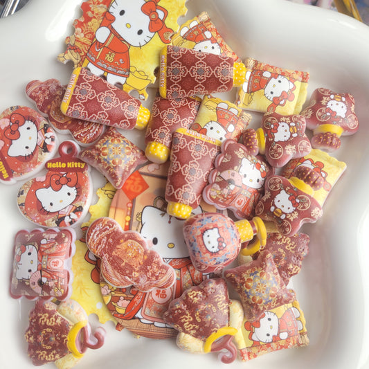 R189「01/10新作」めっちゃ人気「超可愛い、人気商品　謹賀新年KITTY｡♥｡･ﾟ♡ﾟ･｡♥｡･ﾟ♡ﾟ･｡♥｡」