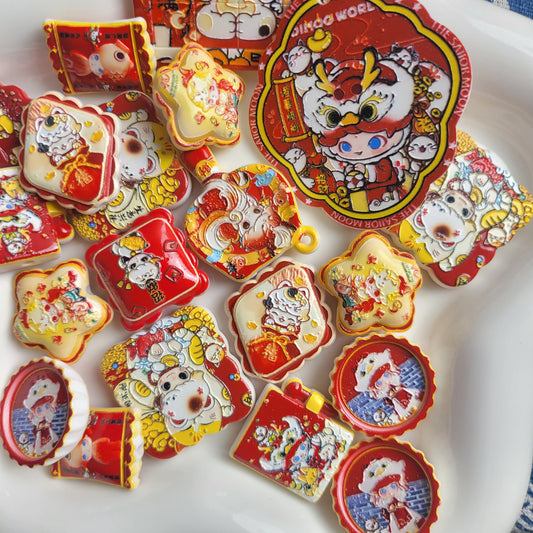 R206「01/15新作」めっちゃ人気「超可愛い、浮き彫り　人気商品　新年大吉DImoo｡♥｡･ﾟ♡ﾟ･｡♥｡･ﾟ♡ﾟ･｡♥｡」