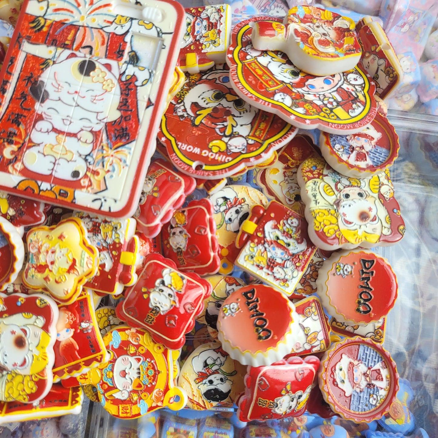 R206「01/15新作」めっちゃ人気「超可愛い、浮き彫り　人気商品　新年大吉DImoo｡♥｡･ﾟ♡ﾟ･｡♥｡･ﾟ♡ﾟ･｡♥｡」