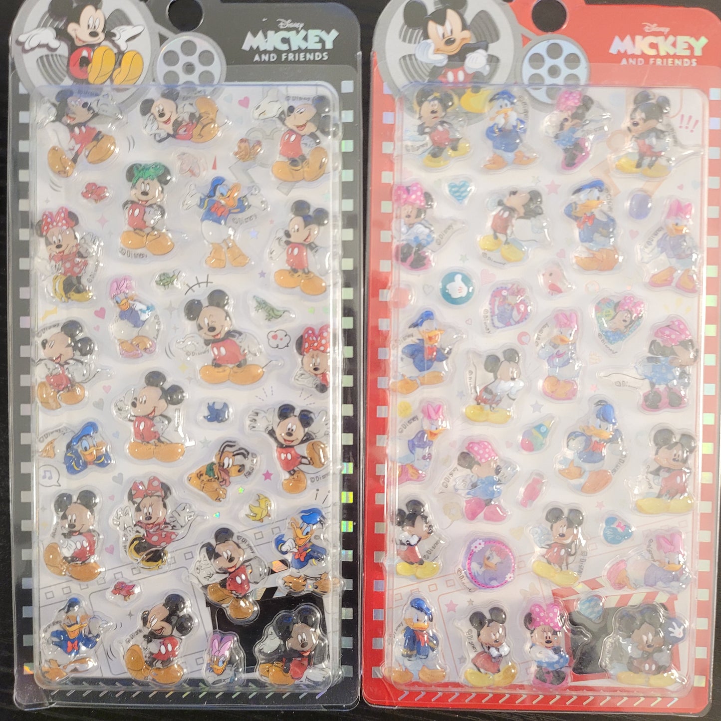 S004 ミッキーシール　可愛い　ポンポンドロップ