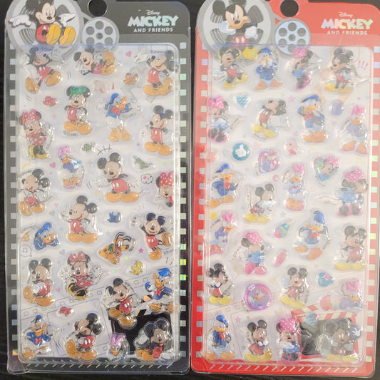 S004 ミッキーシール　可愛い　ポンポンドロップ