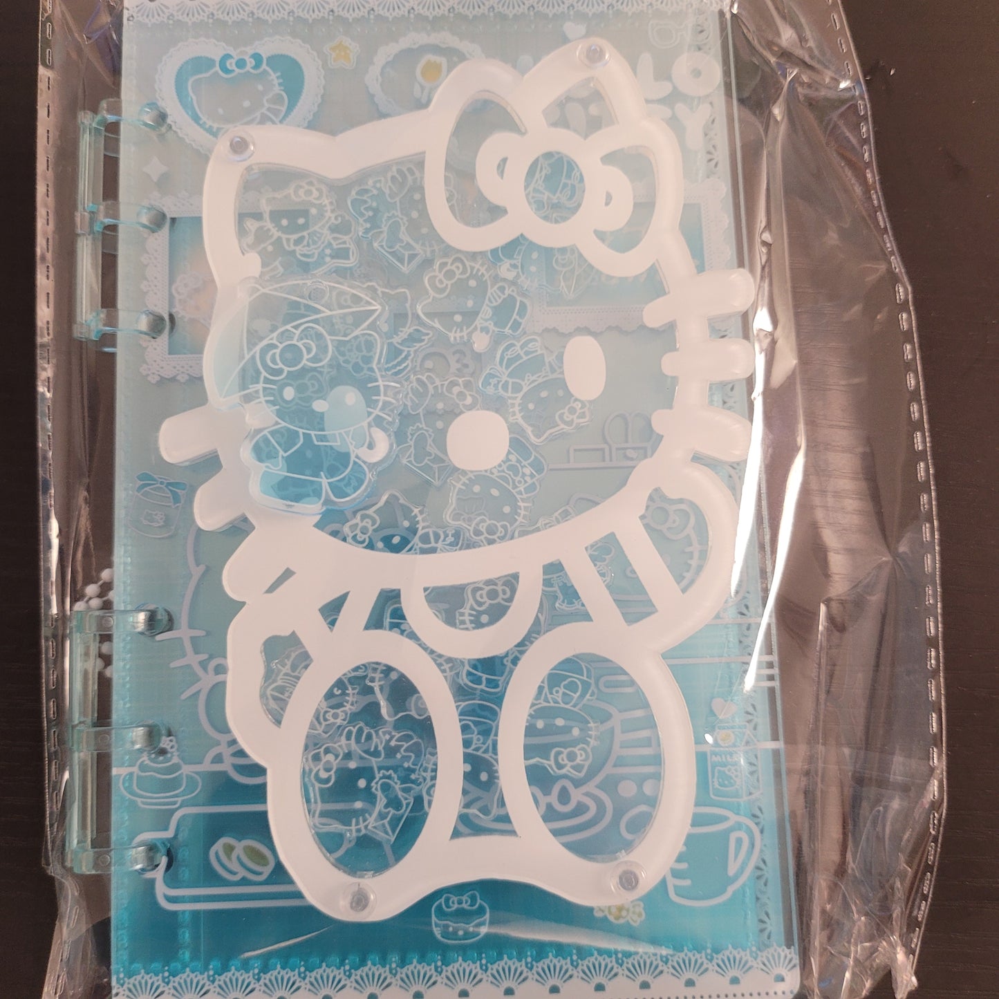 S006 2/7新作　シャカシャカノート　A６サイズ　MチョコブブとアイスKitty　めっちゃくちゃ可愛い