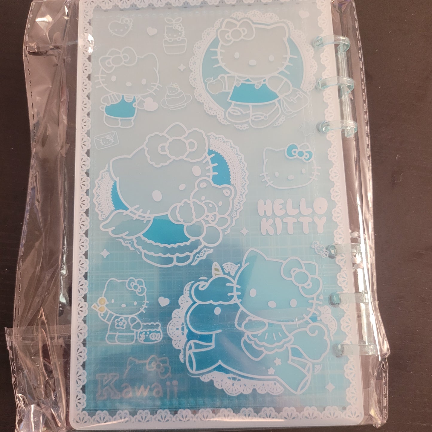 S006 2/7新作　シャカシャカノート　A６サイズ　MチョコブブとアイスKitty　めっちゃくちゃ可愛い