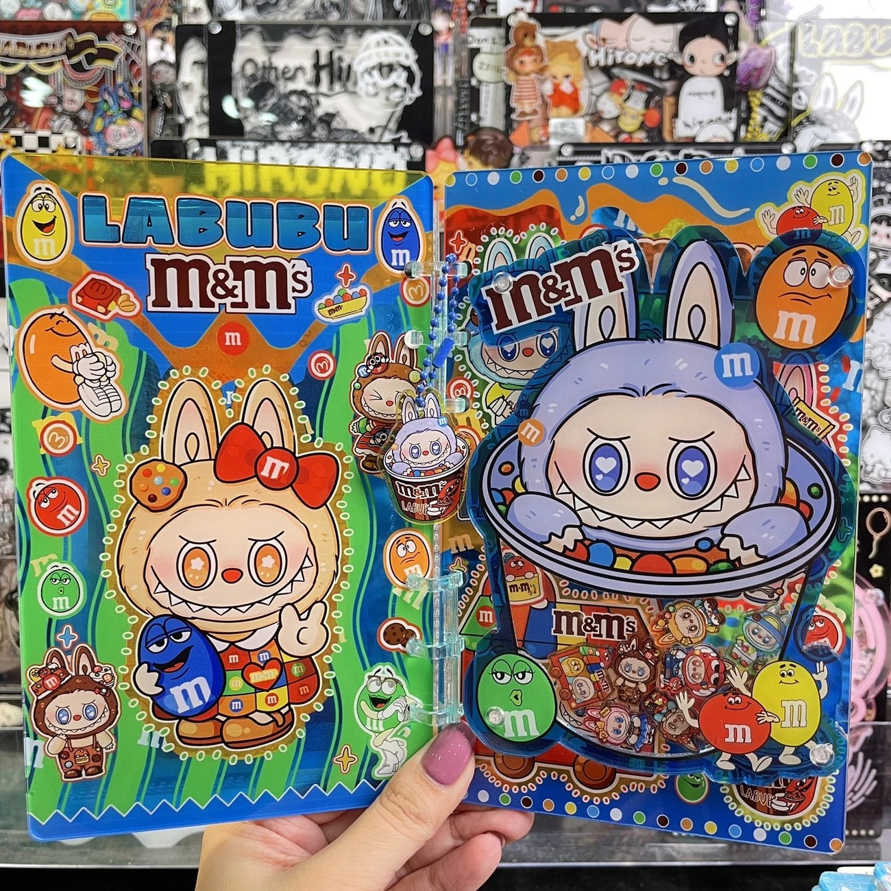 S006 2/7新作　シャカシャカノート　A６サイズ　MチョコブブとアイスKitty　めっちゃくちゃ可愛い