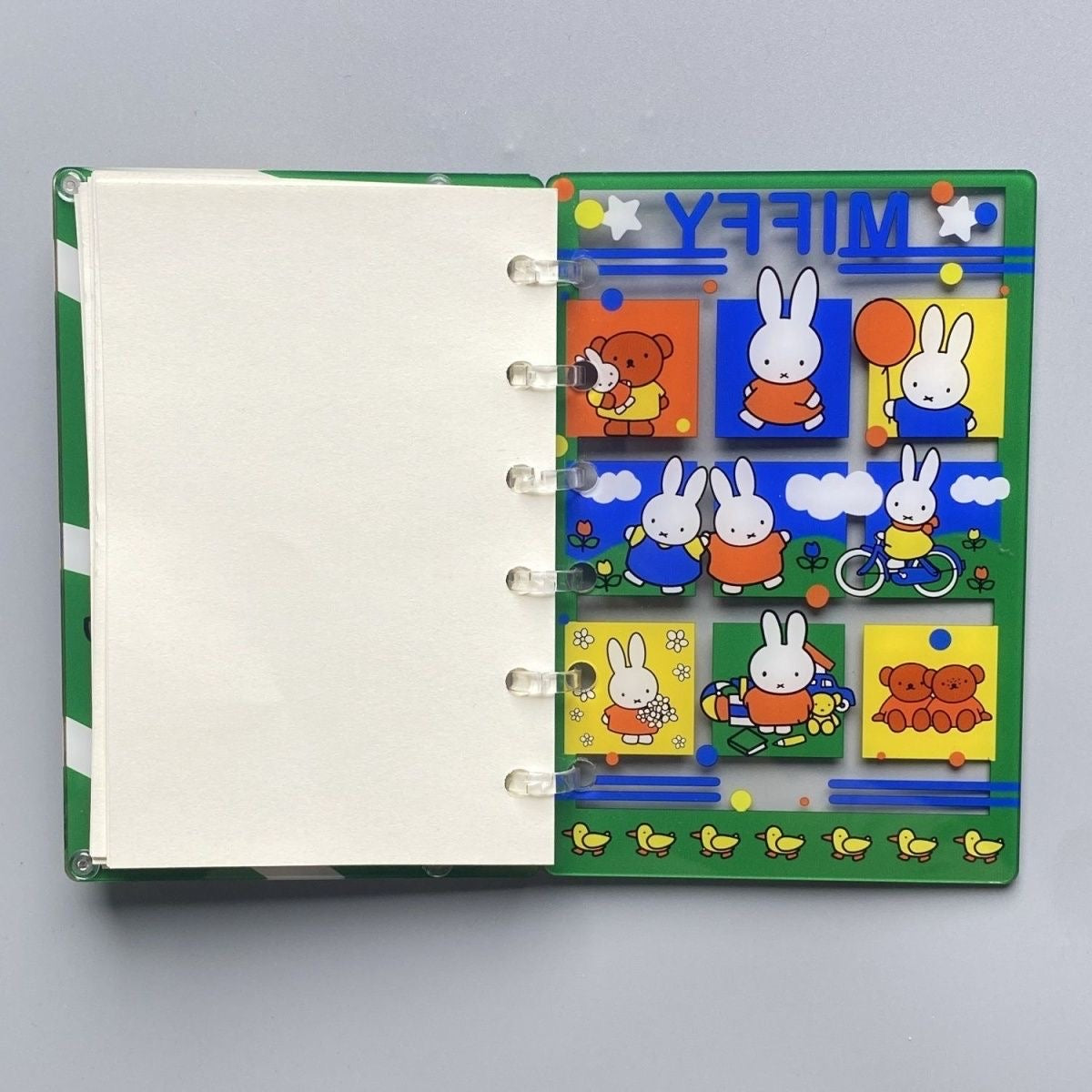 S007 2/7新作　シャカシャカノート　A7サイズ　miffymiffy　めっちゃくちゃ可愛い
