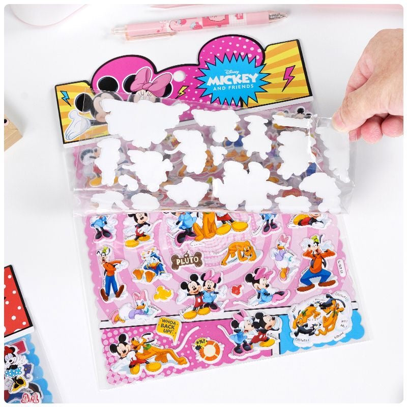 S008 2/7新作　MIckeyシール　大きな４枚セット　めっちゃくちゃ可愛い