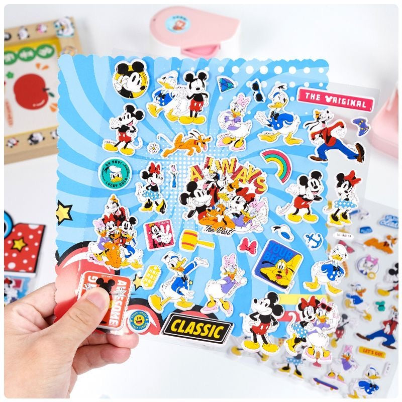 S008 2/7新作　MIckeyシール　大きな４枚セット　めっちゃくちゃ可愛い