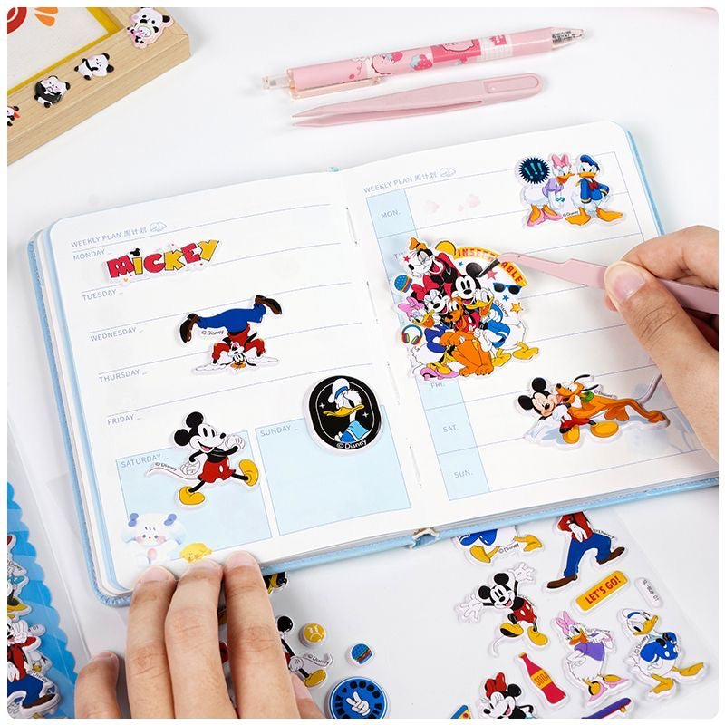 S008 2/7新作　MIckeyシール　大きな４枚セット　めっちゃくちゃ可愛い