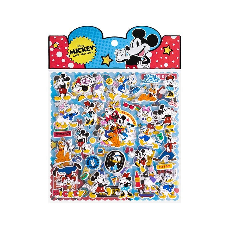 S008 2/7新作　MIckeyシール　大きな４枚セット　めっちゃくちゃ可愛い