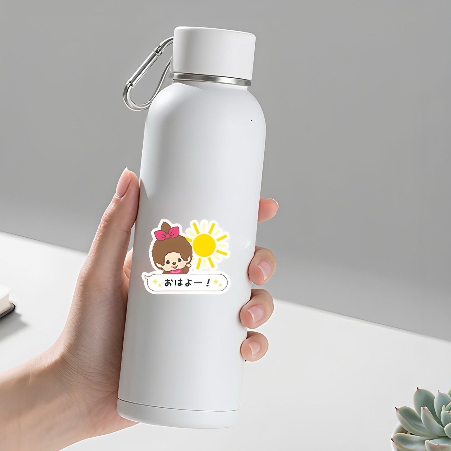 S016　モンチッチシールボックス　80枚入り　めっちゃくちゃ可愛い