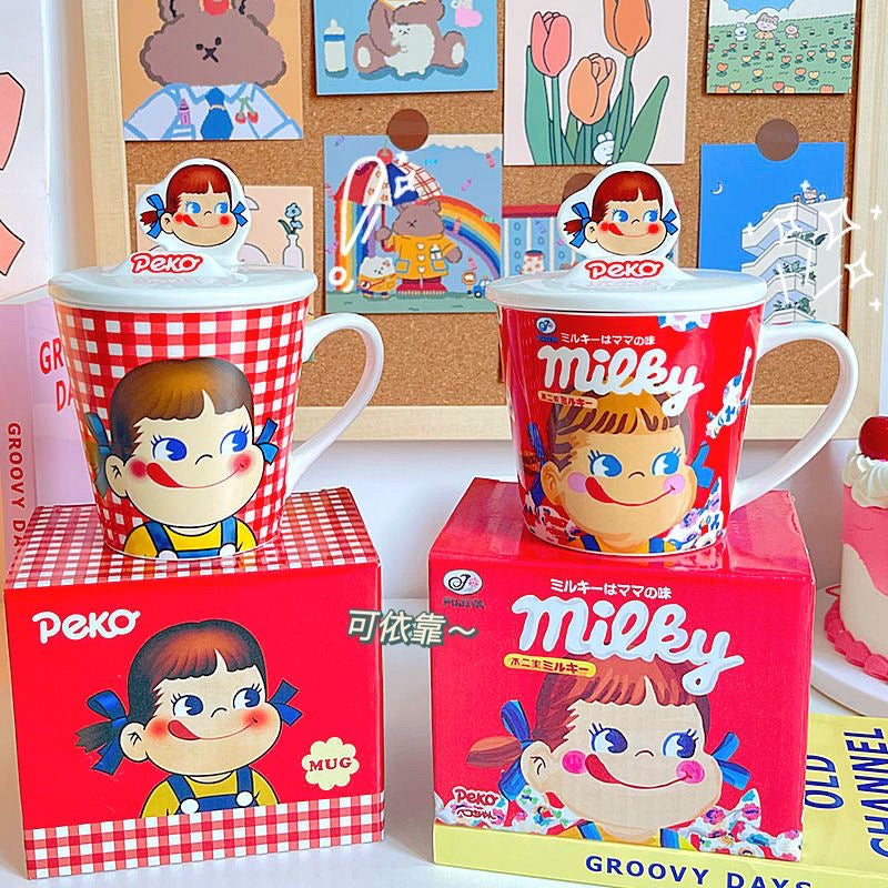 S017　ペコちゃん　マグカップ　ミルキー　めっちゃくちゃ可愛い