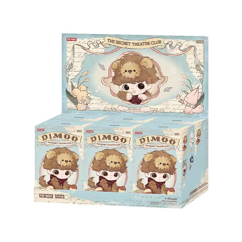 S035　新作「POP MART」DIMOO The Secret Theatre Club シリーズ ぬいぐるみペンダント