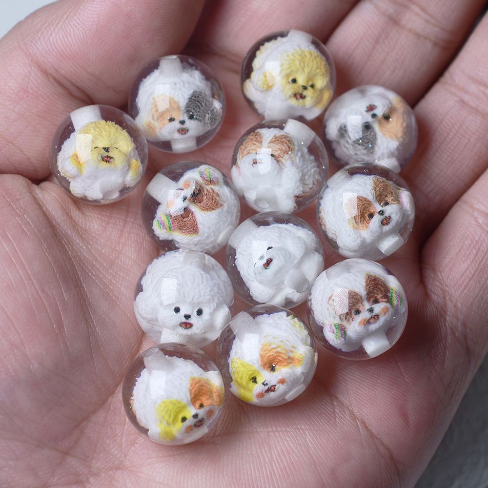 R269 5/6新作　「わんこカフェ」ビーズ　めっちゃくちゃ可愛い　超人気商品